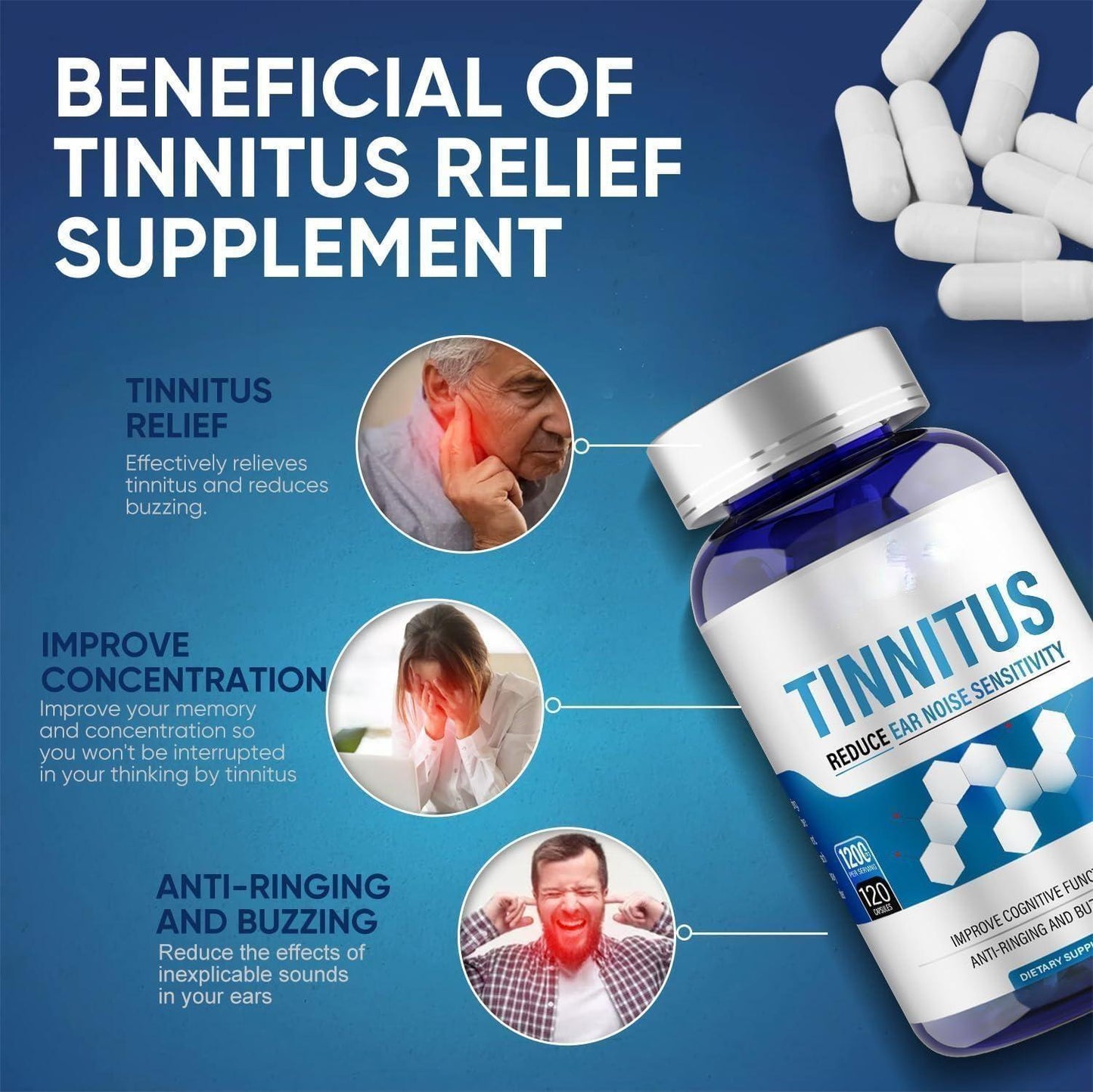Tinnitus Relief Supplement Capsules Tinnitus Capsules