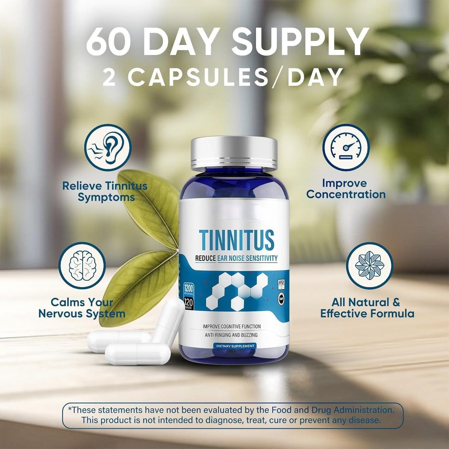 Tinnitus Relief Supplement Capsules Tinnitus Capsules