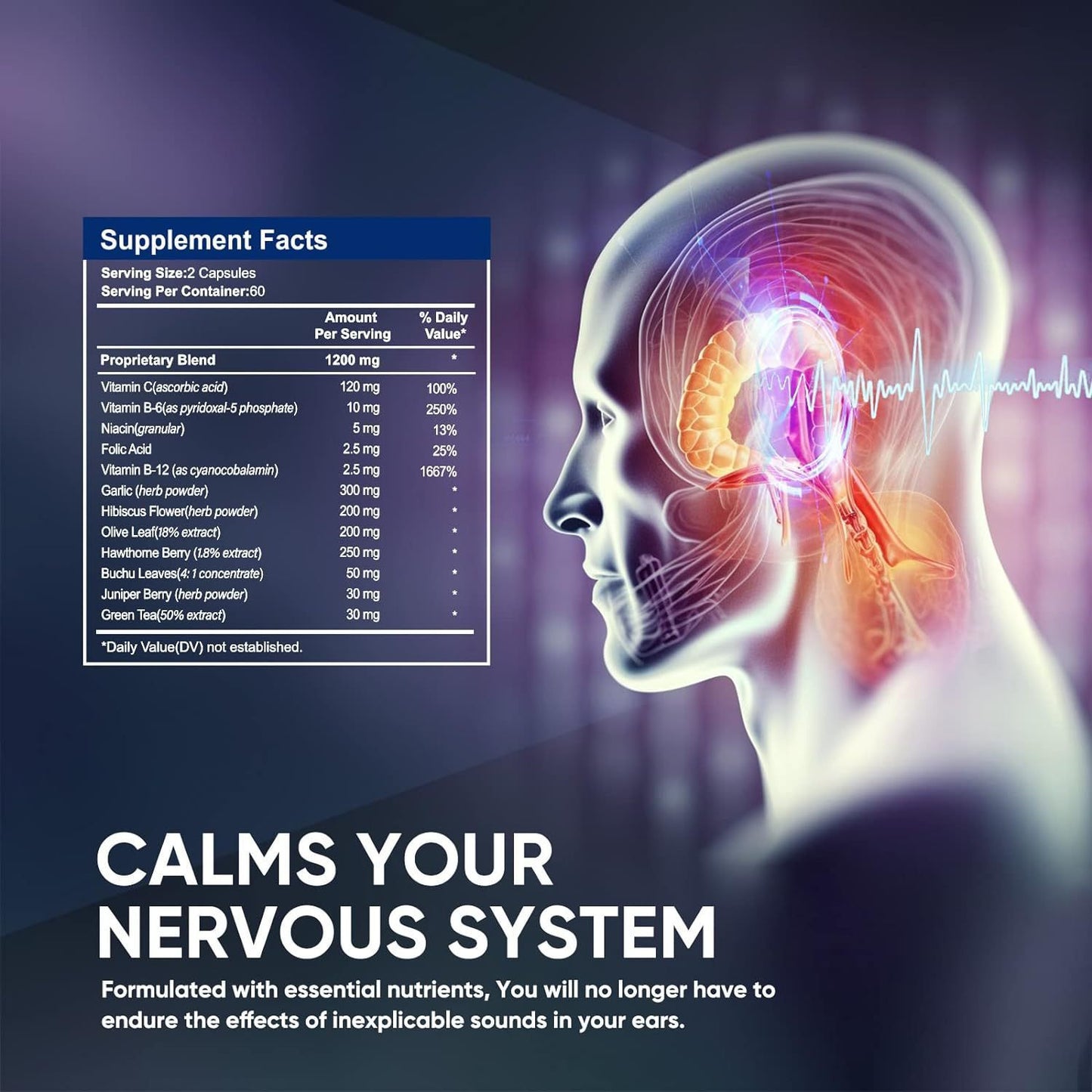Tinnitus Relief Supplement Capsules Tinnitus Capsules